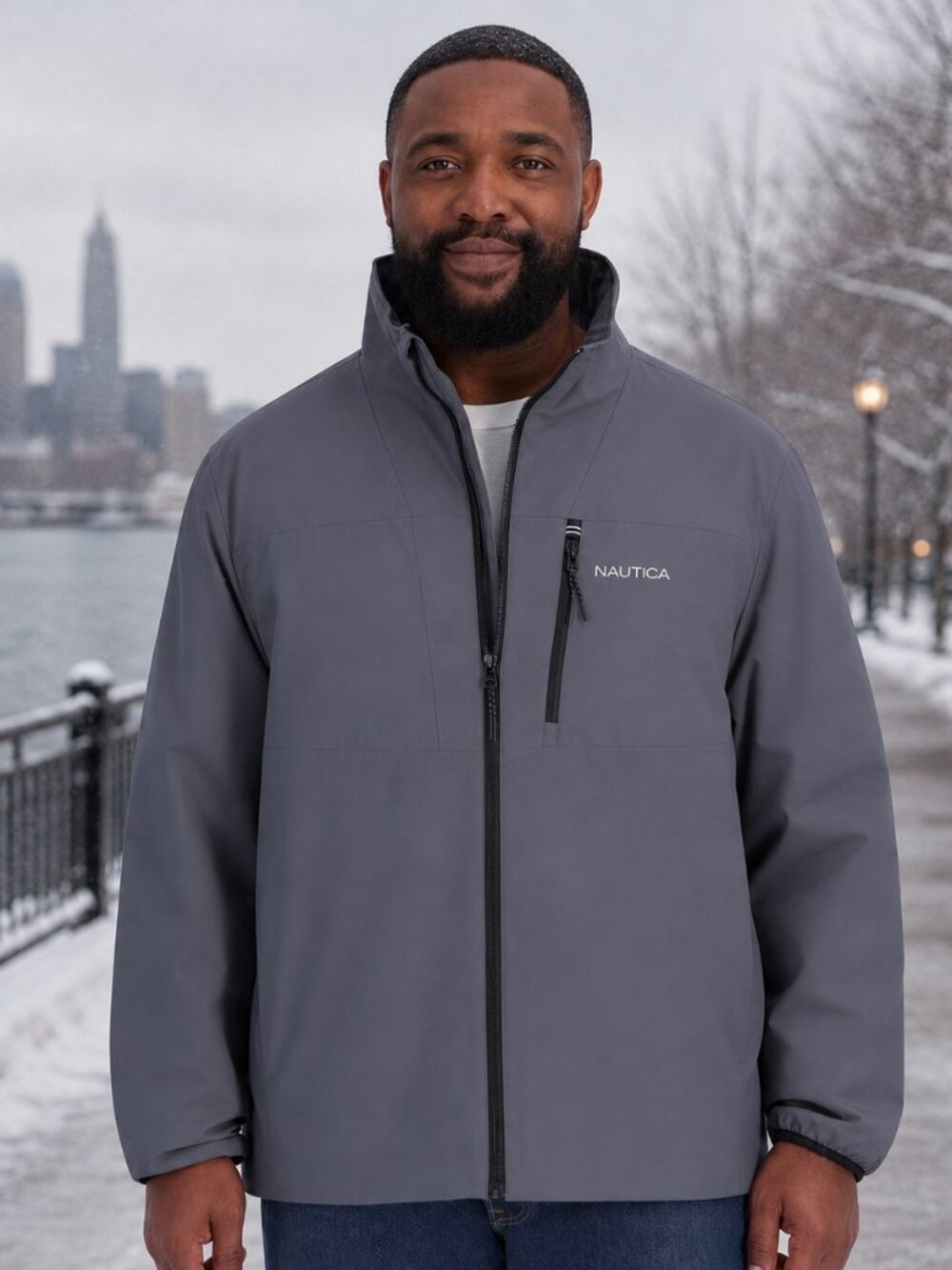 Nautica Men’s Insulated Jacket Full Zip